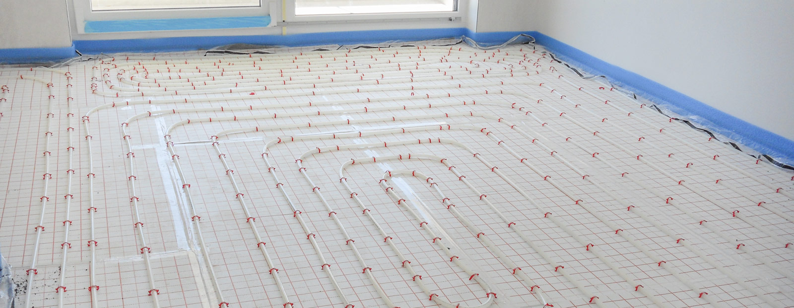 Wand- und Fußbodenheizung